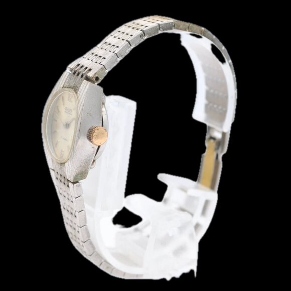 Vintage Gruen Precision Ladies Mechanical Wristwatch 227-6 Swiss Steel & Chrome - Picture 4 of 4